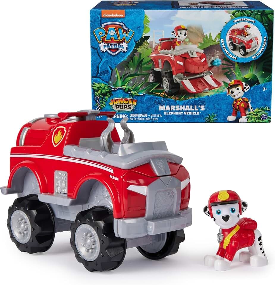 Paw Patrol Jungle Pups Chase Tiger Vehicle Toy Truck & Action Figure