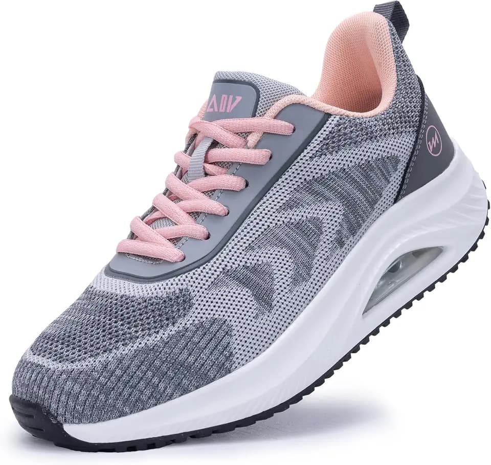 RomenSi Women's Arch Support Walking Shoes Orthotic Plantar Fasciitis