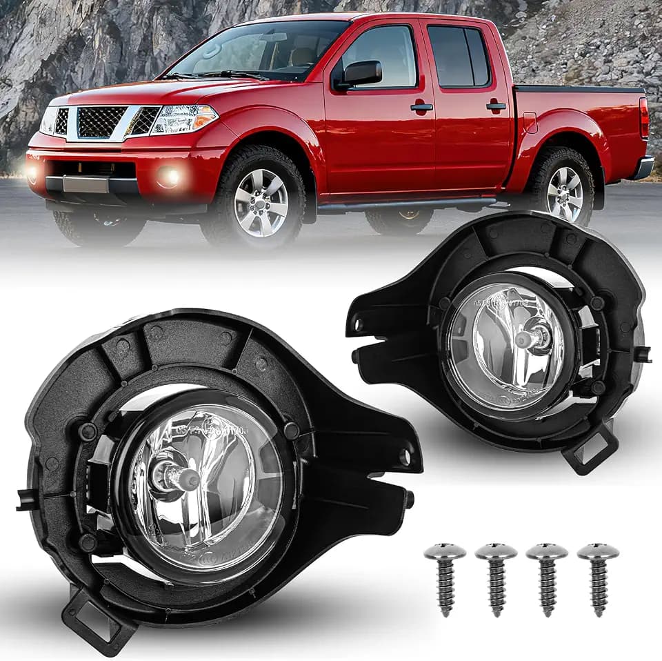 Nilight Fog Lights Assembly for 2005 2006 2007 2008 2009 Nissan Frontier