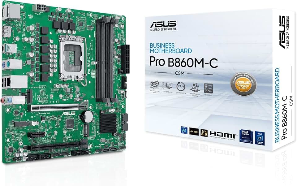 ASUS PRO B860M-C-CSM Business Mainboard Sockel Intel LGA 1851