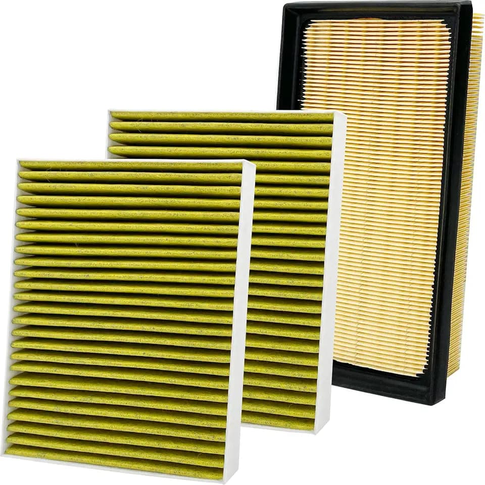 Capume 3PCS Cabin Engine Air Filter Kit Fits for 2018-2025 2026 Camry Hybrid,Avalon Hybrid,RAV4 Hybrid,Corolla,Highlander Hybrid,Sienna,Venza,COROLLA CROSS,ES300h,RX350h,NX450h+,CA12289,CF12157