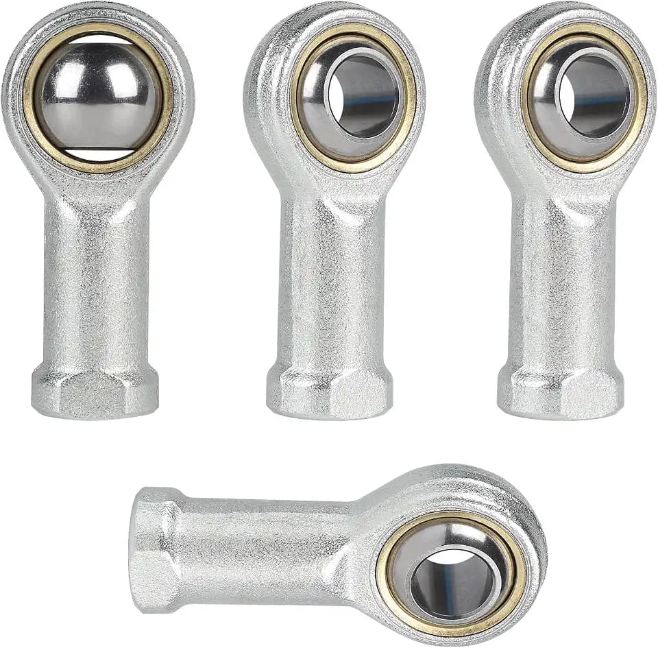 EFUTURETIME 4pcs Gelenkkopf M12 Gelenklager SI12T/KM(PT) Rechtsgewinde