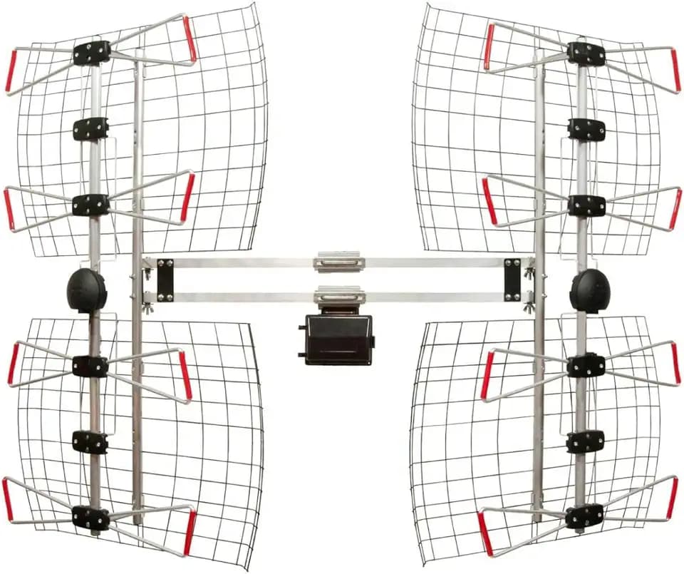 Antennas Direct 8-Element Bowtie UHF Outdoor HDTV Antenna, Multi-Directional, 70+ Mile Range, 4K 8K UHD NEXTGEN TV – w/All-Weather Mounting Hardware