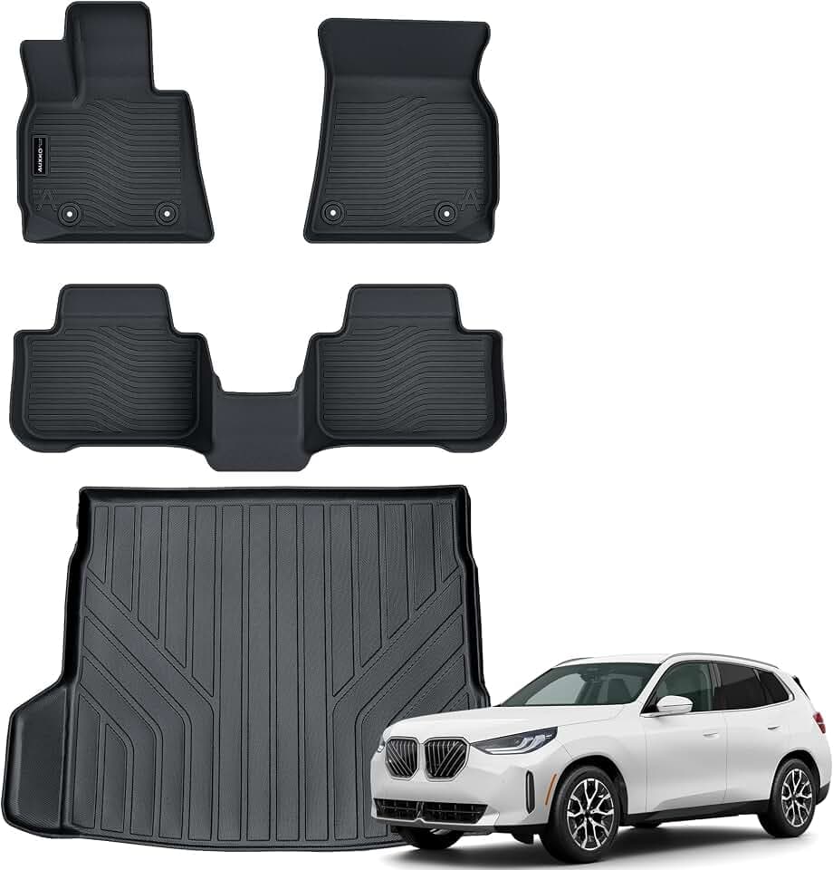 AUXKO All Weather Floor Mats Cargo Mat for 2026 2025 BMW X3 G45