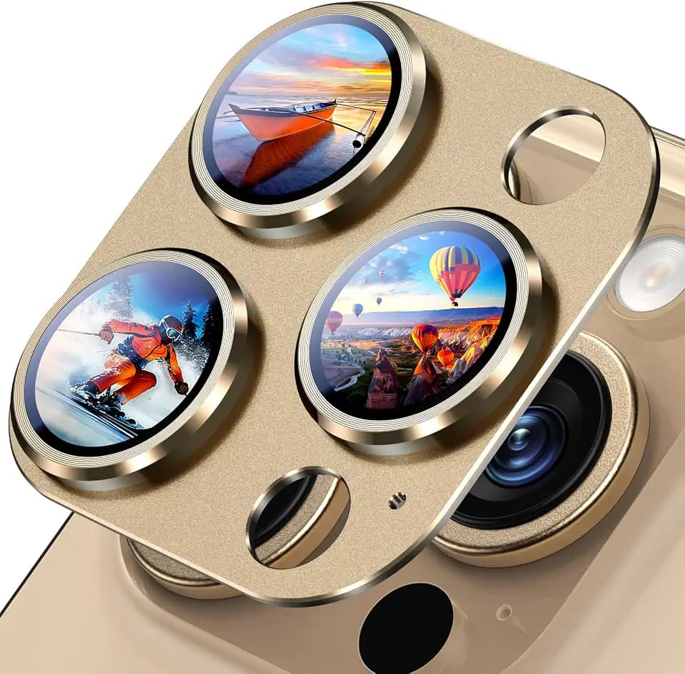 Uyiton for iPhone 16 Pro/iPhone 16 Pro Max Camera Lens Protector
