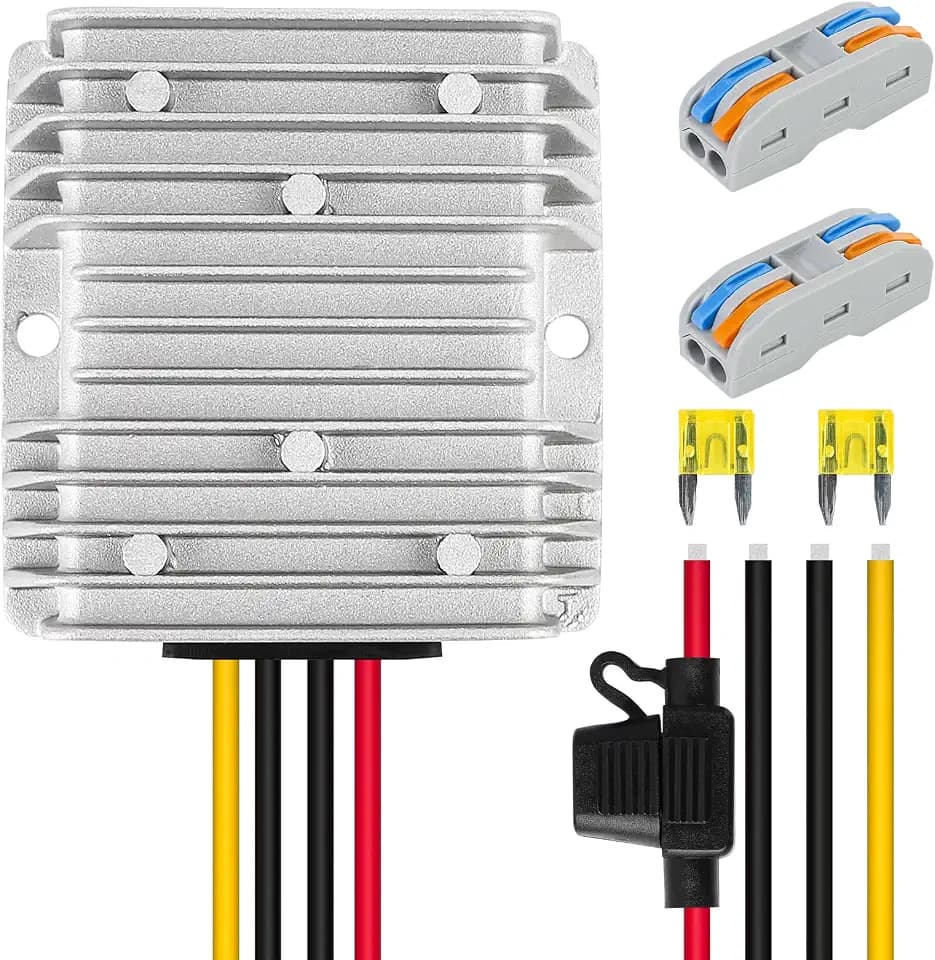 24V 145W DC-DC Converter Voltage Regulator, Reduce 9V-40V to 24V 6A
