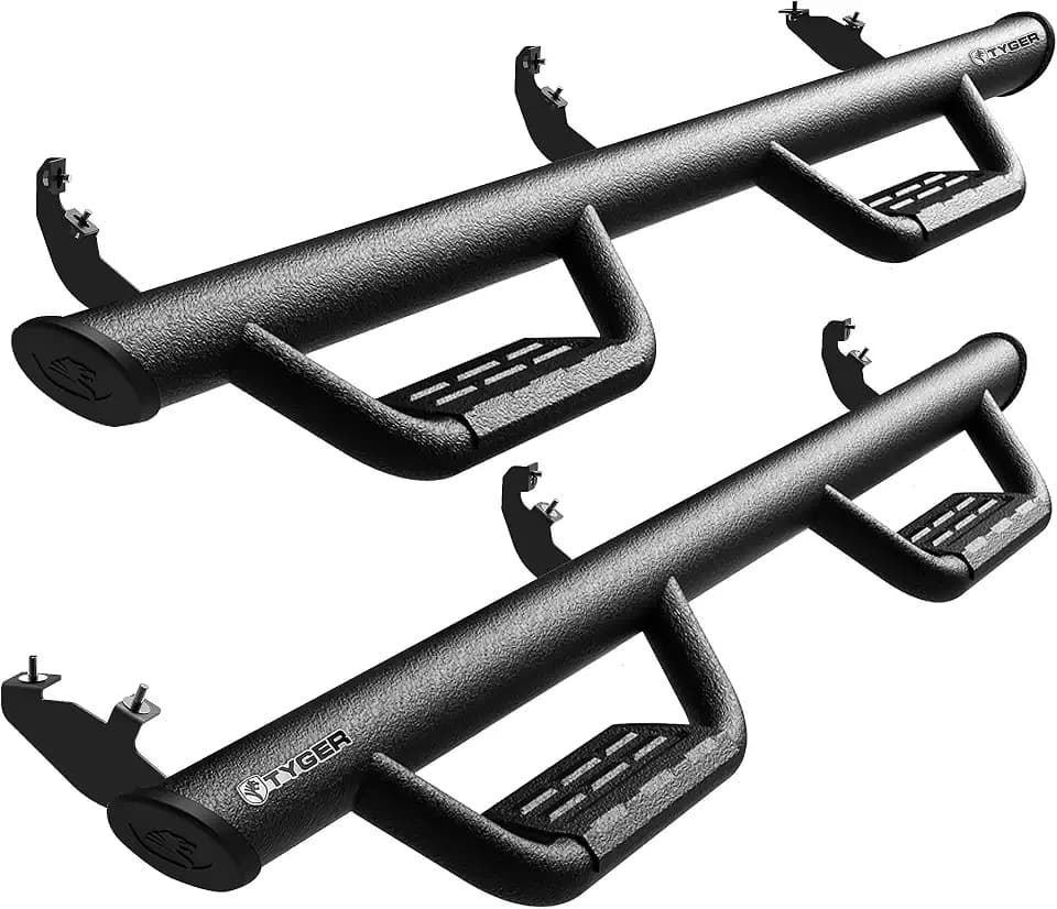 Tyger Auto Tyger Access Running Boards Compatible with 2019-2026 Ford Ranger | Supercrew Cab | TG-AS2F24032 | Textured Black Drop Step Rail