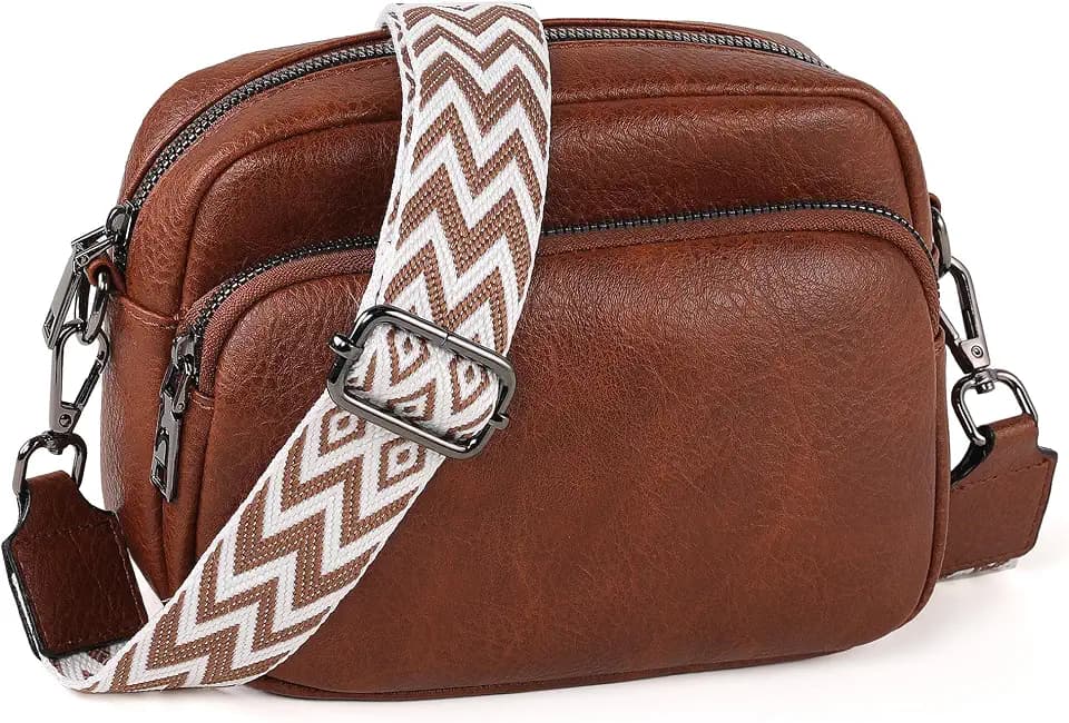 TANTOMI Crossbody Bags for Women, Vegan Leather Small Crossbody Purse