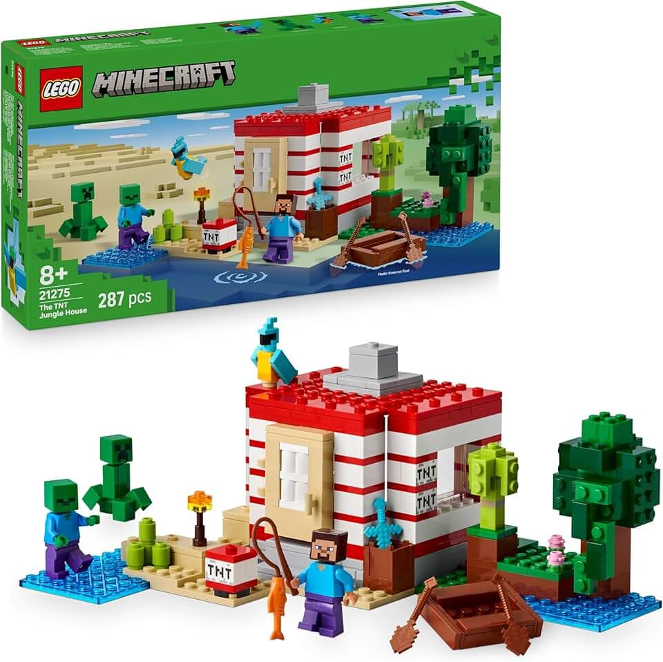 LEGO Minecraft Das TNT-Dschungelhaus 21275