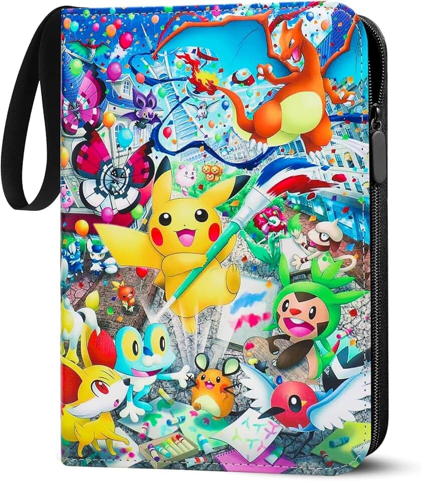 Sammelkarten Album for pokemon - 900 Karten Kapazität Sammelalbum Groß