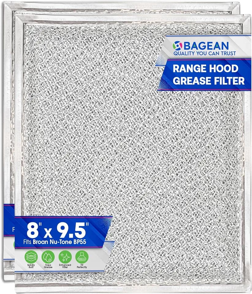 Bagean Stove Vent Filter 8x9.5" BP55 Fits Nutone & Broan Range Hood Filter