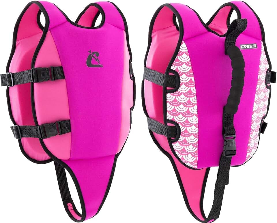 Cressi Little Turtle Schwimmweste Kinder, Doppelgriff, 2 bis 3 Jahre