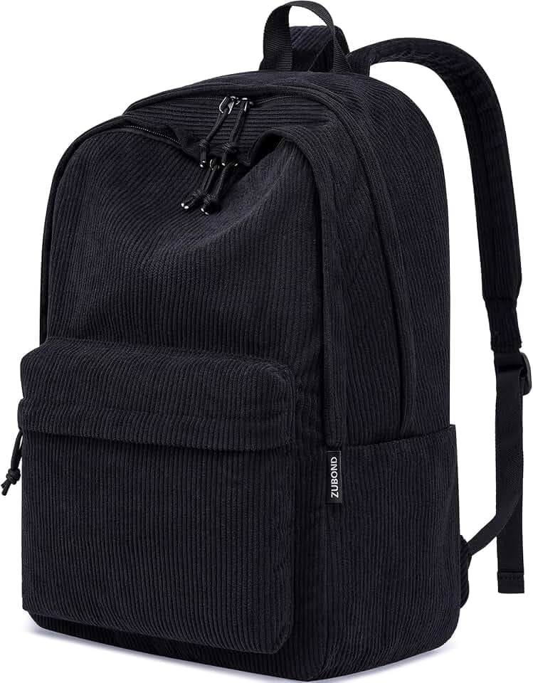ZUBOND Backpack for School Boys and Girls, Lightweight School Bookbag for Teens, College Students Women & Men, Cute Large Laptop Backpack Fits 15.6 Inch Notebook