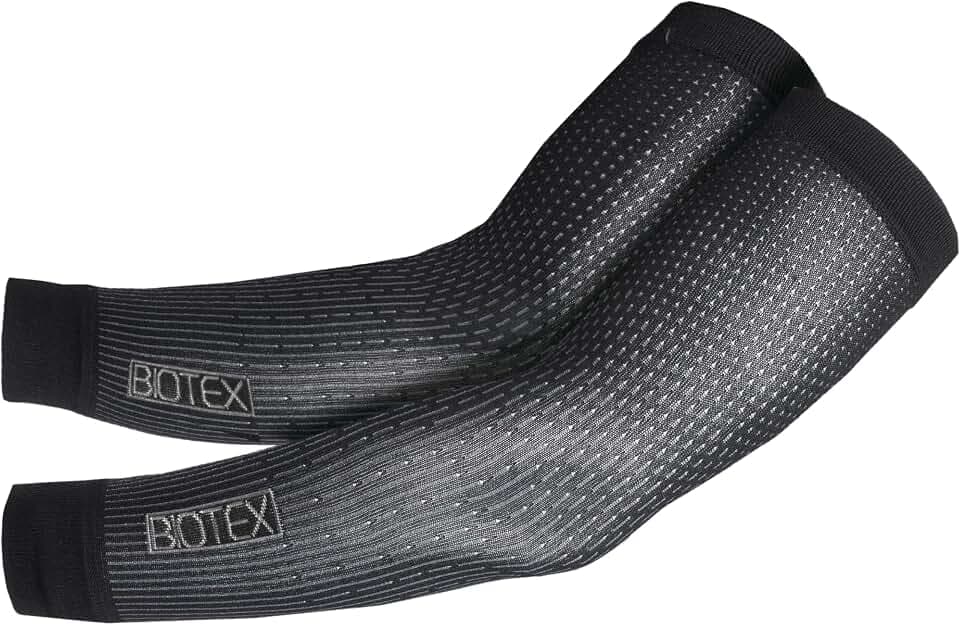 BIOTEX Leichte Armstulpen mit Wärmedämmung und Atmungsaktivität, ideal für Outdoor-Sportarten