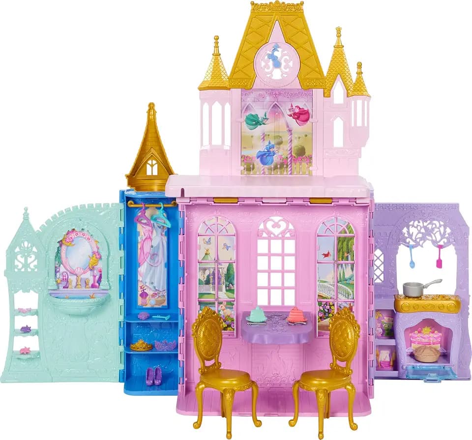 ​Mattel Disney Princess Portable Close & Carry Castle Playset