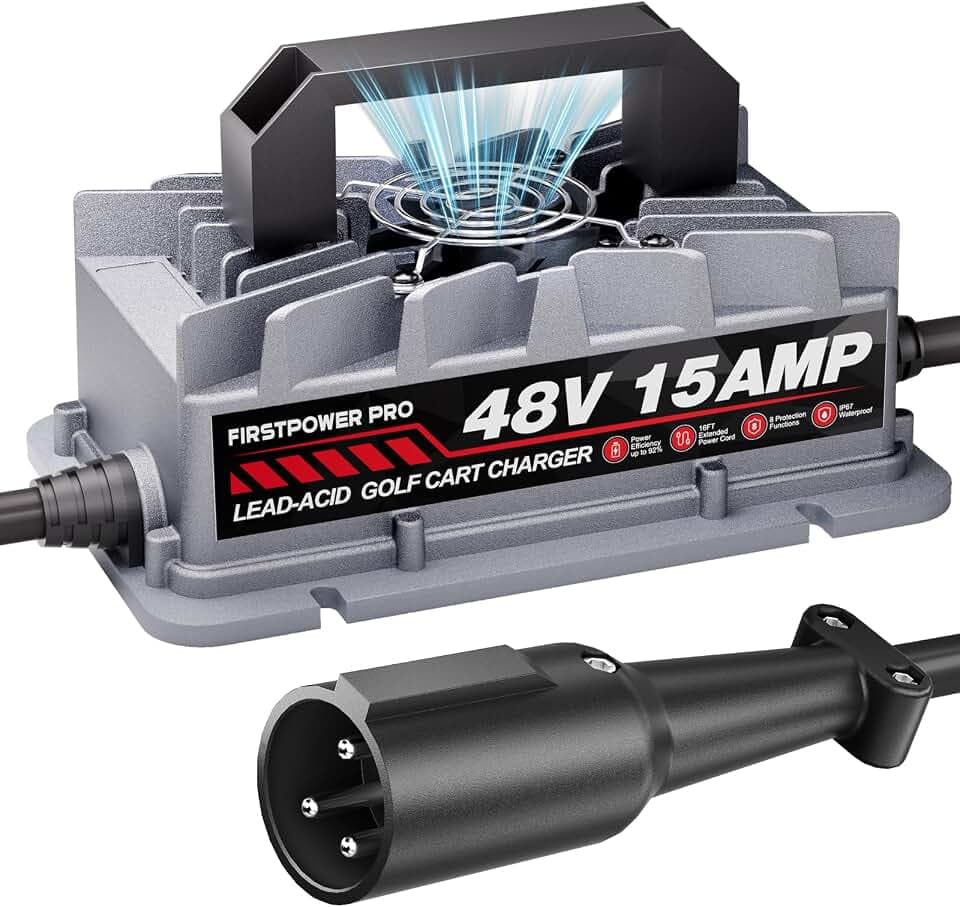 Golf Cart Charger 48 Volt Club Car, Club Car Charger, 48V 15A