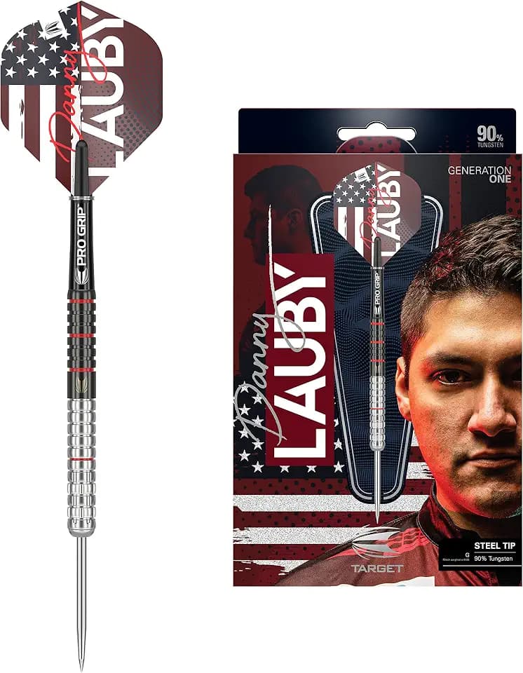 Target Darts Danny Lauby Gen 1 90% Tungsten Steel Tip Darts Set