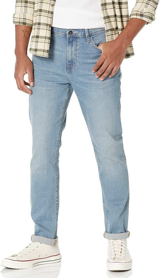 Amazon Essentials Mens Slim-Fit Comfort Stretch Jeans - Discontinued Colors