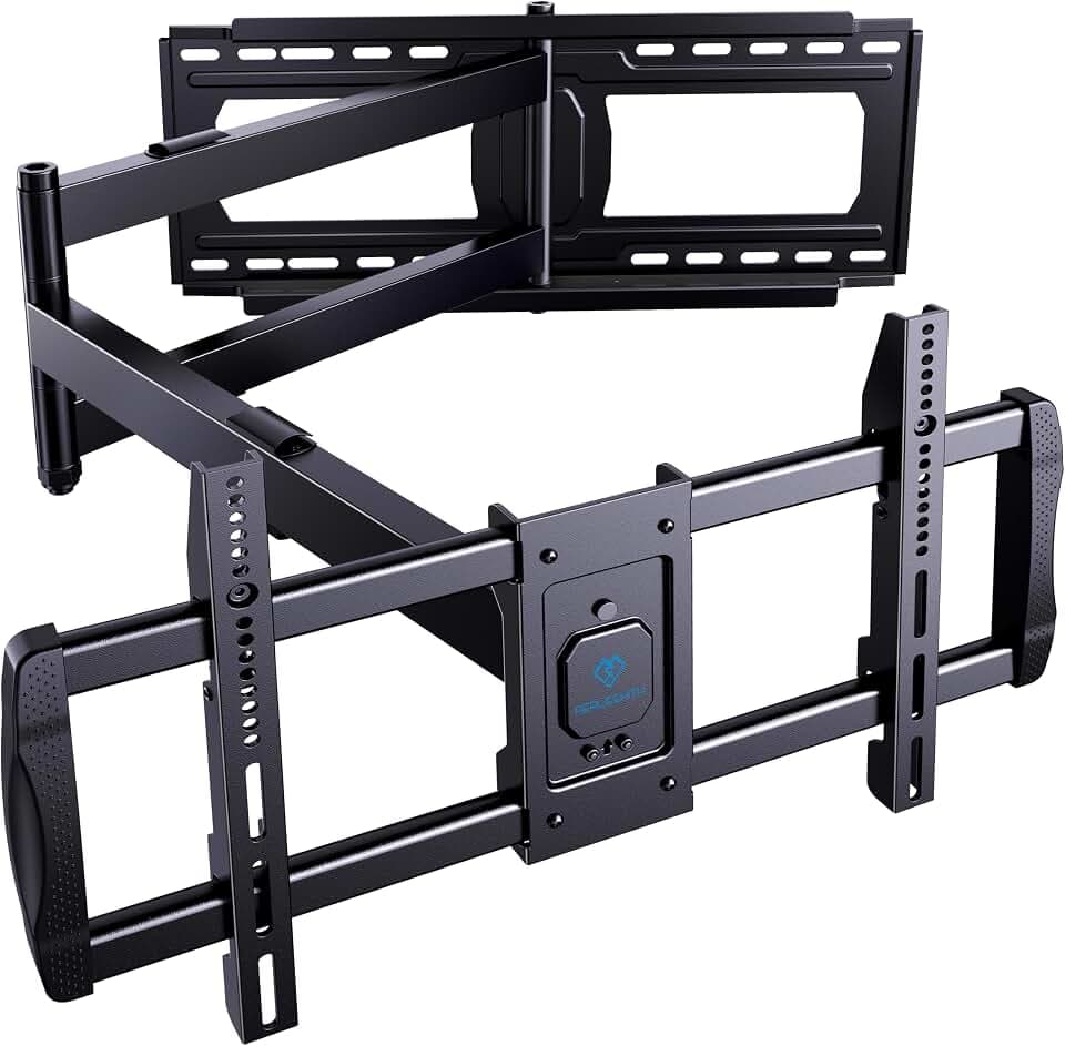 PERLESMITH Long Arm Full Motion TV Wall Mount for 42–90 inch TVs