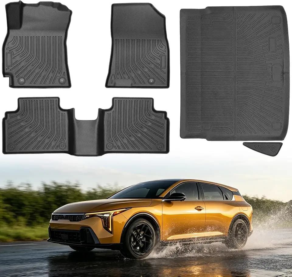 Floor Mats for 2026 Kia K4 Hatchback (Not for Sedan) All Weather