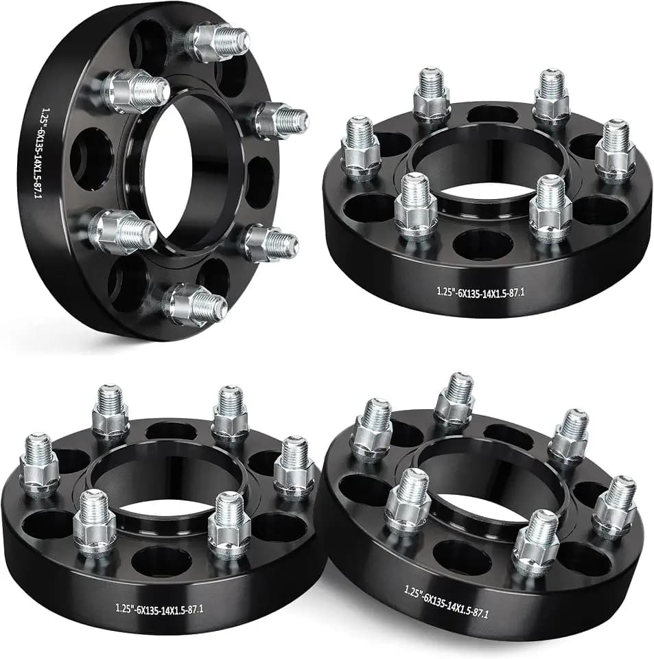 EVIL ENERGY 6x135 Wheel Spacers 1.25", 87.1mm Bore Hubcentric M14x1.5 Studs