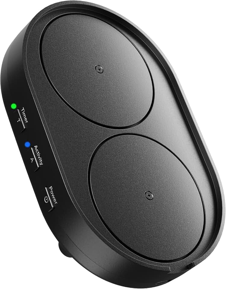 Undetectable Mouse Mover Jiggler, Adjustable Activity, Optional Shut-Off Timer, Random Movement Engine, No Software, Quiet & Undetectable Operation, USA Company (Dual Disc)