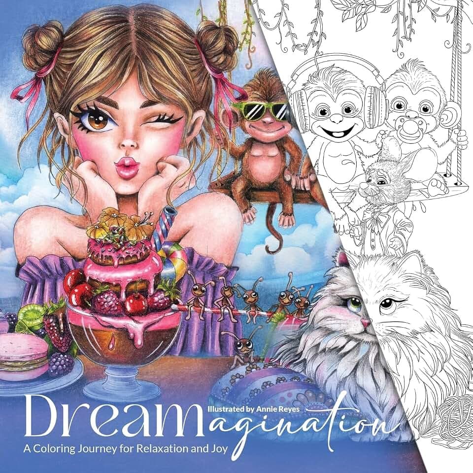 Dreamagination. A Coloring Journey for Relaxation and Joy. Regular Edition