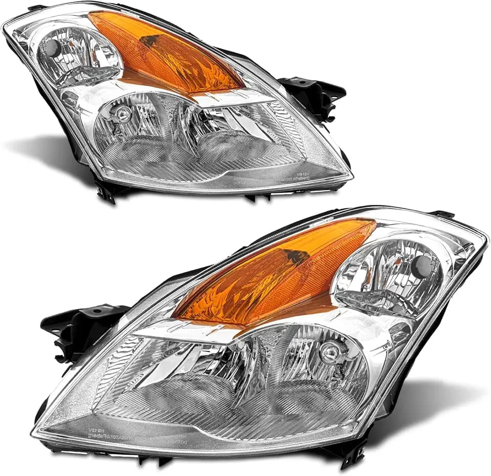 for 2007-2009 Nissan Altima Halogen Headlight W/O Bulbs