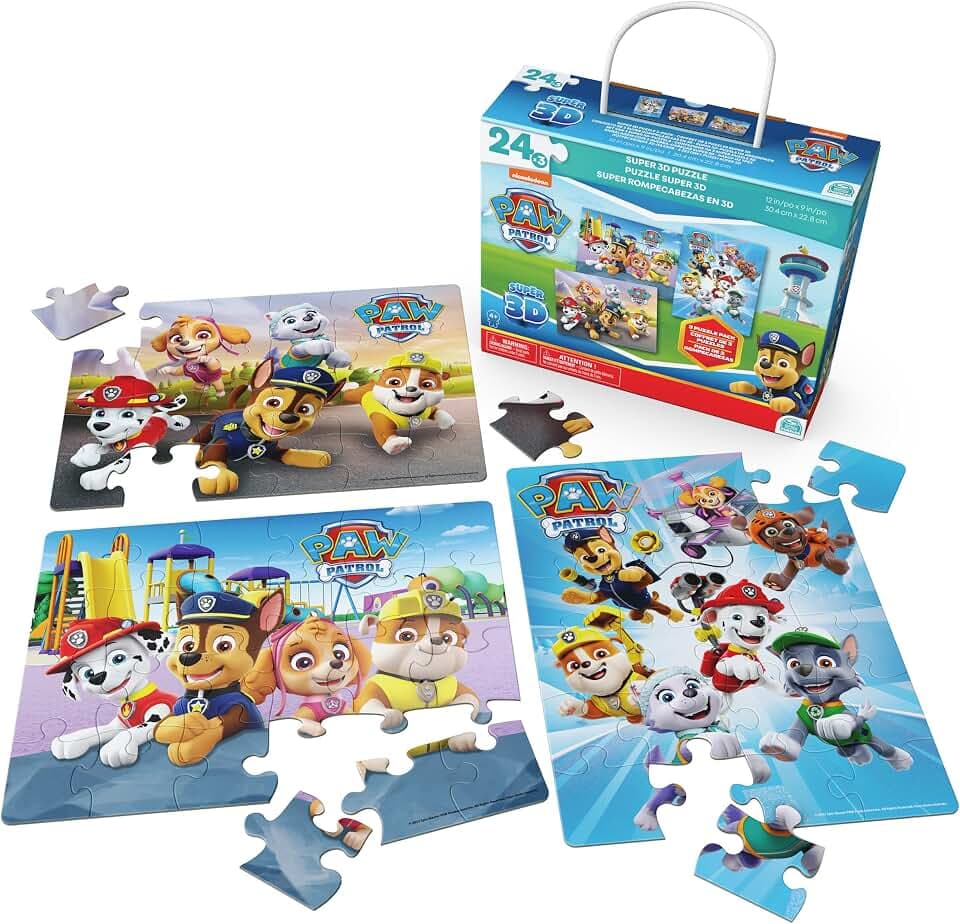 Puzzle 3D Patrulla Canina Paw Patrol 3x24pzs