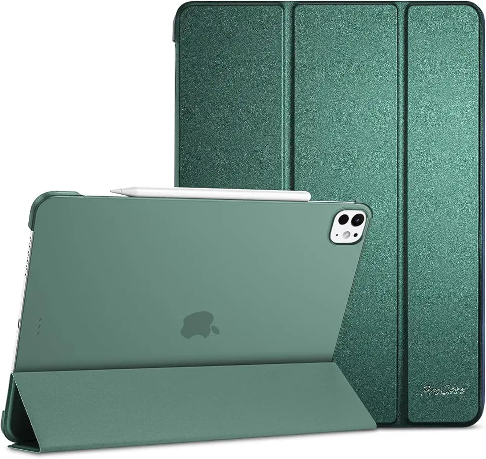 ProCase for iPad Pro 13 Inch Case M5 2025/ M4 2024 -Mgreen
