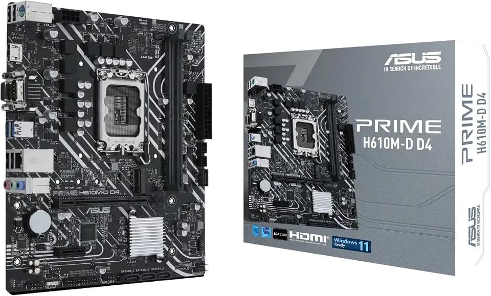 ASUS Prime H610M-D D4 Gaming Mainboard Sockel Intel LGA 1700