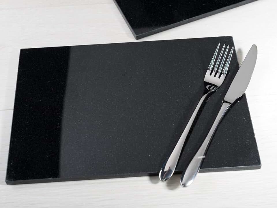 NATURALS Creative Tops 2er Set natürliche Schiefer Tischsets, 29, 5 x 21 cm (11½ x 8¼)