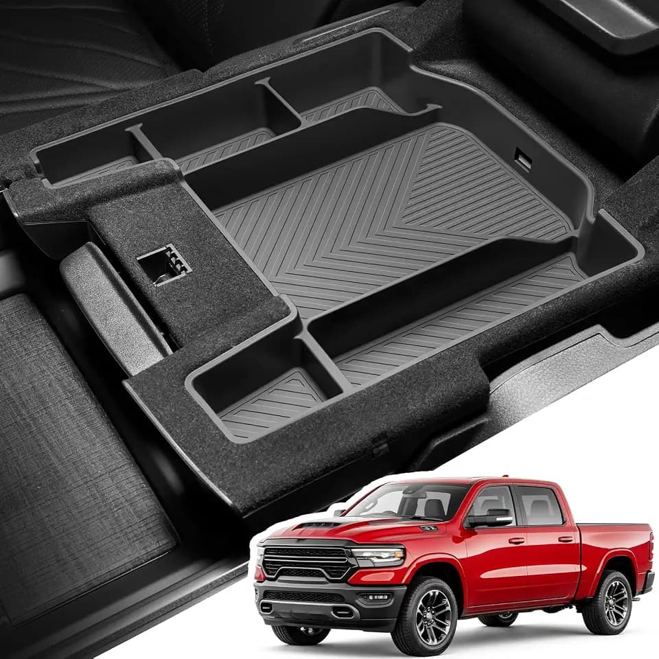 Center Console Organizer Fit for Dodge RAM 1500 2500 3500 2019-2026