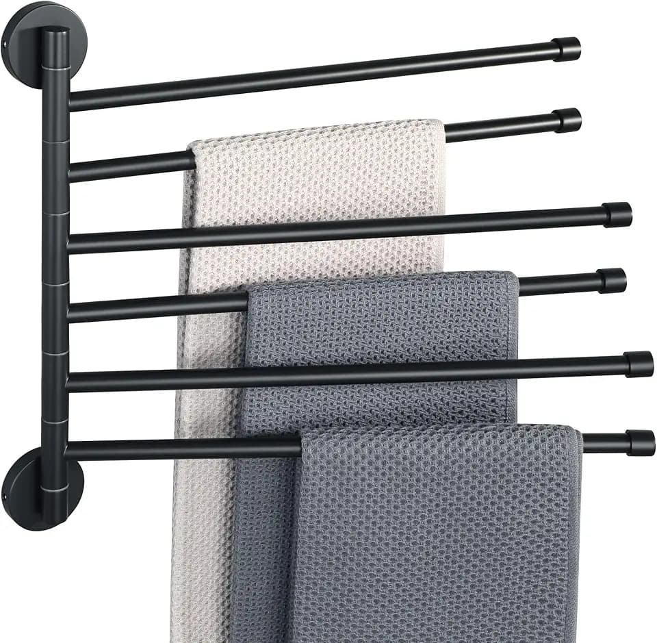 Mooche Schwenkbar 6 Armig Handtuchhalter Gästehandtuchhalter Handtuchstange