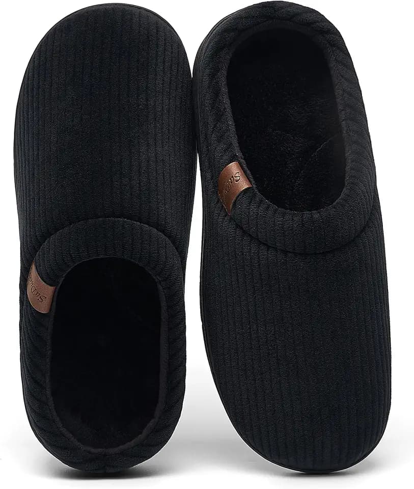 Men's Arch Support Slippers, Two-Tone