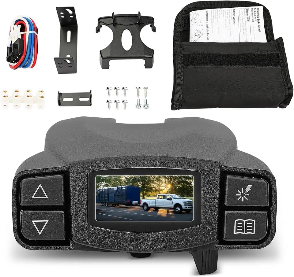 90195 Electric Proportional Trailer Brake Controller with LCD Display
