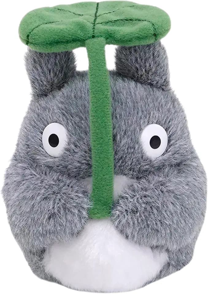 Studio Ghibli - My Neighbor Totoro - 5" Totoro with Leaf Beanbag, Studio Ghibli Plush