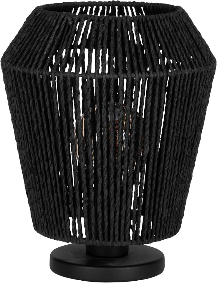 EGLO Nachttischlampe Persley, Tischlampe Wohnzimmer, Zimmer Deko