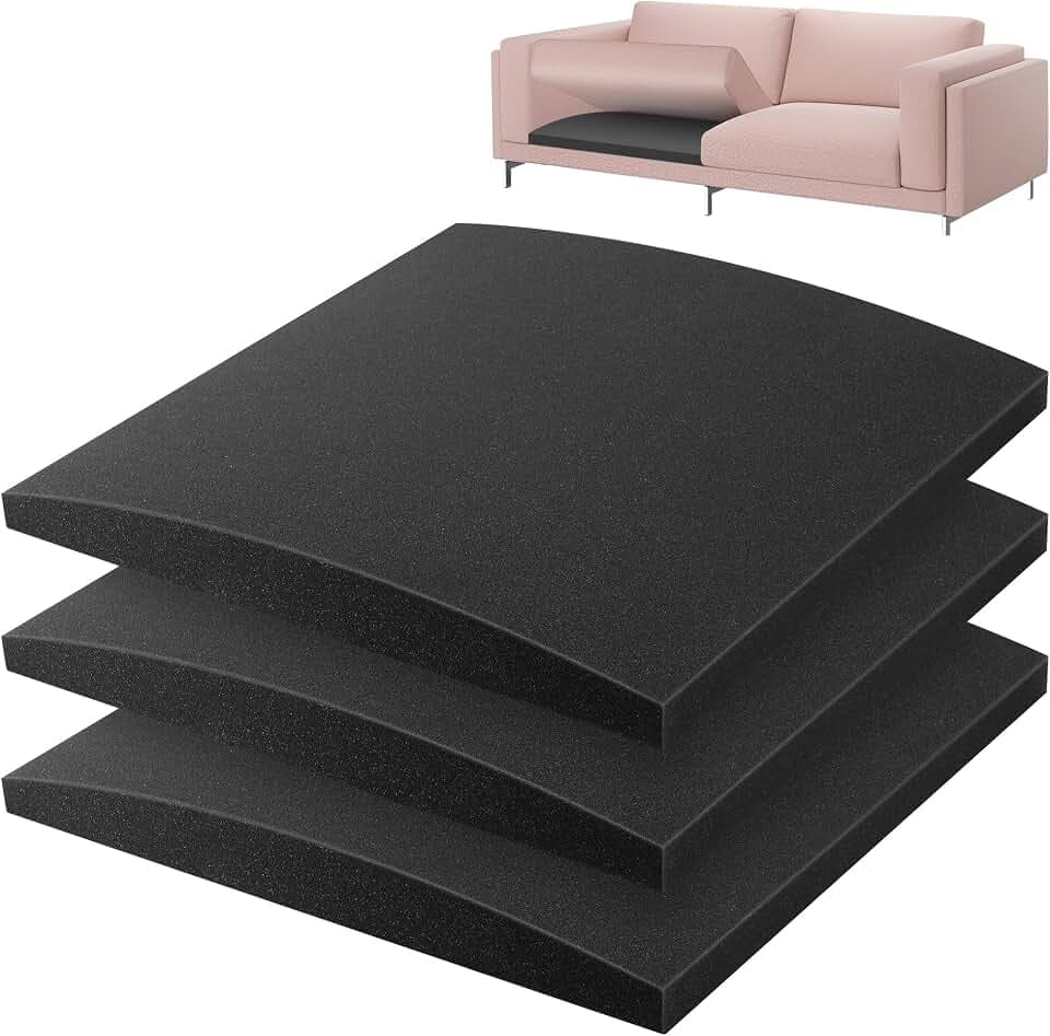 3 Pcs Couch Cushion Support for Sagging Seat, 22" Curved Furniture Support