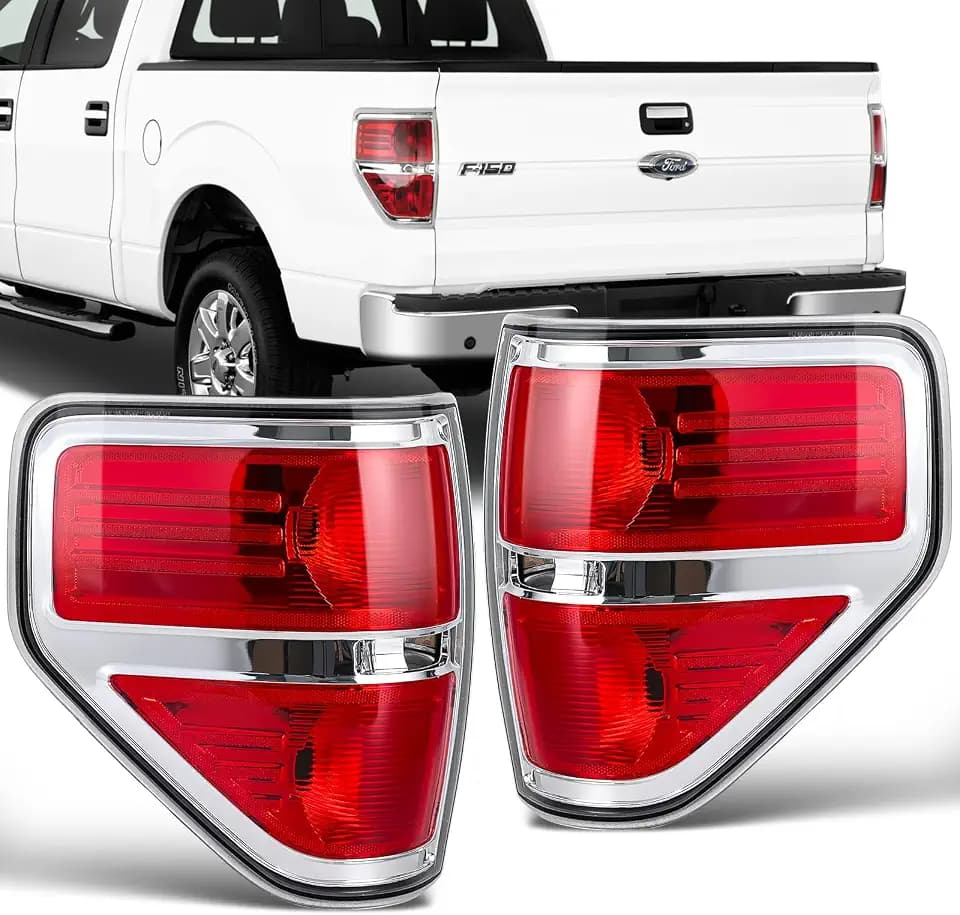 Rear Brake Tail Light for 2009-2014 Ford F150 Tail Lights Not Included Bulb
