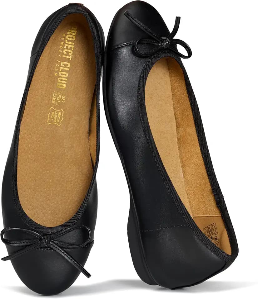 Ballet Flats for Women - Leather Insole Womens Flats Shoes