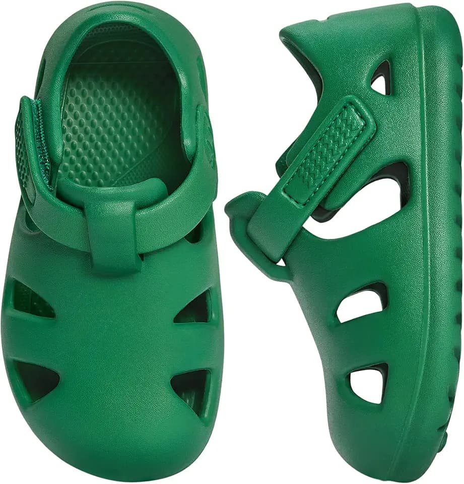 planone Toddler Fisherman Sandals for Boys Girls, Closed-Toe Water Shoes