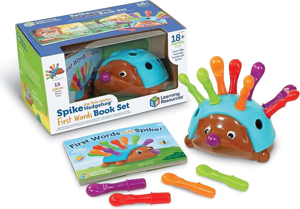 Learning Resources Spike the Fine Motor Hedgehog First Words -