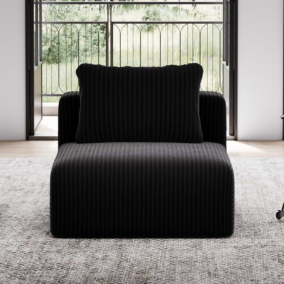 Avenco 35.4-inch Armless Modular Sofa Couch Seat