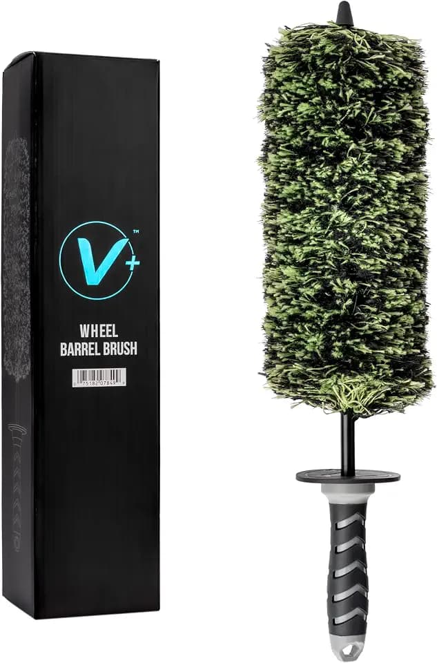 VIKING V+ Wheel Barrel Brush for Deep Wheel Cleaning, 17 Inch Length