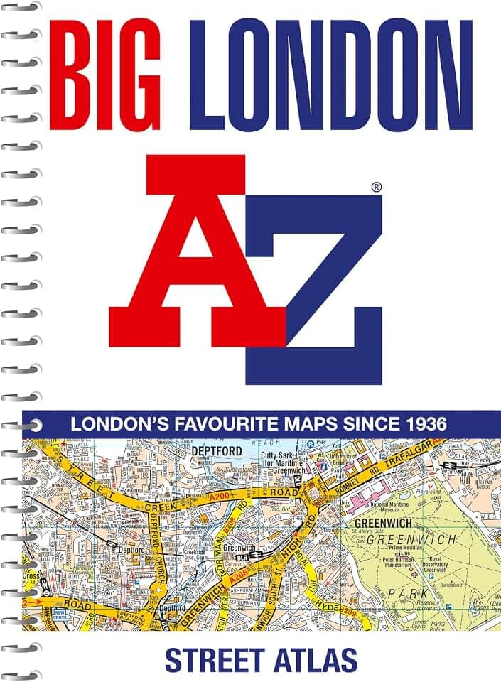 Big London A-Z Street Atlas: Detailed and accurate iconic street map of London