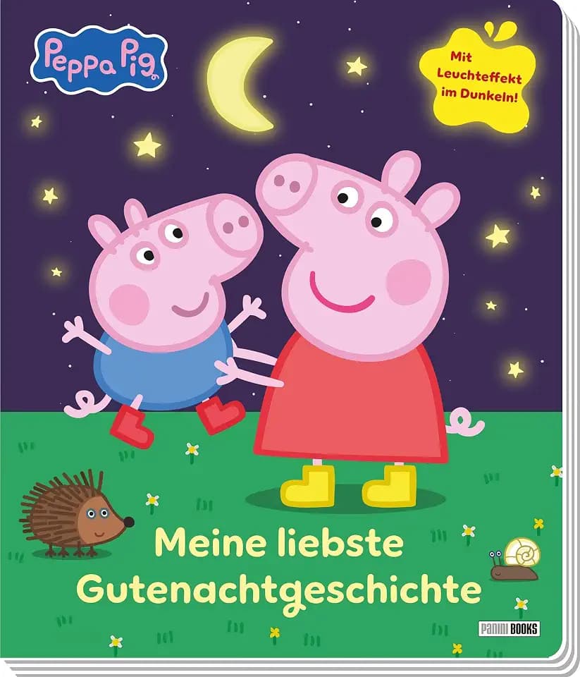 Peppa Pig: Meine liebste Gutenachtgeschichte: Pappbilderbuch mit Glow-in-the-Dark-Effekten auf jeder Seite