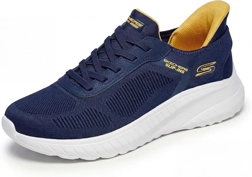 Skechers Men's Bobs Squad Chaos Solid Step Sneaker