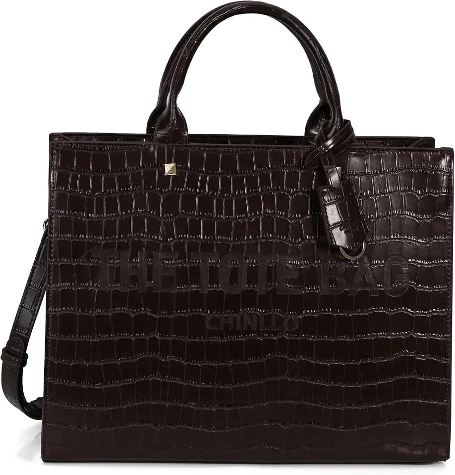 Chinllo Tote Bag for Women Top Handle Satchel Purse and Handbags with Shoulder Strap