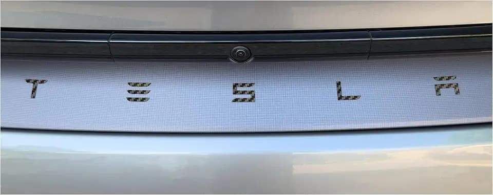 Liftgate Applique Wrap Compatible with Tesla Model Y